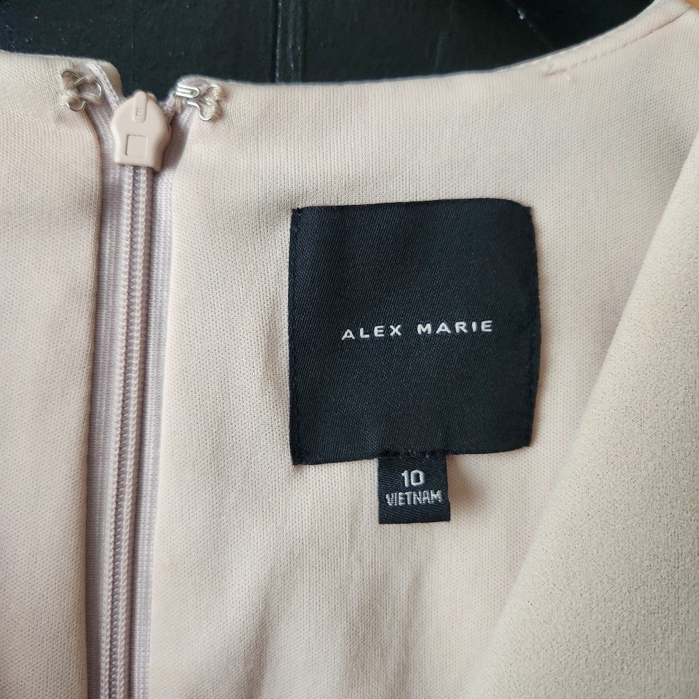 Womens Alex Marie Elegant Cream Jumpsuit~size 10 - Picture 4 of 13